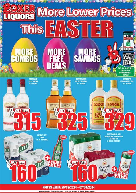 Boxer Liquor Limpopo Mpumalanga More Lower Prices This Easter 25