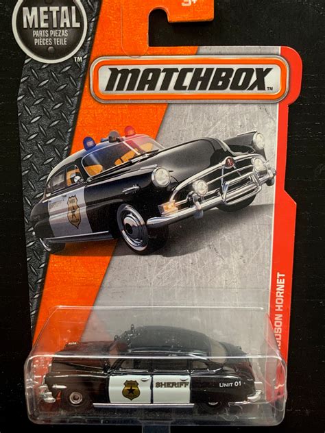 Matchbox Hudson Hornet Police Car Black And White Long Etsy Uk