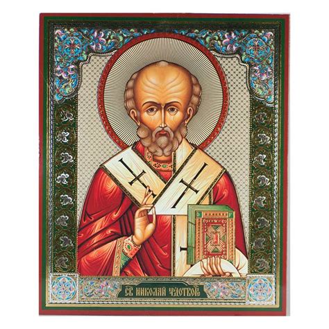 Russian icon St. Nicholas of Myra - Orthodox Russian Saints