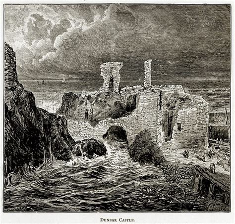 Dunbar Castle stock image | Look and Learn