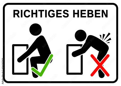 Nbss Newbigsafetysign Nbss Richtiges Heben Falsch Und Richtig