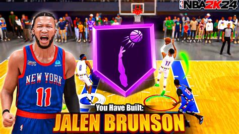 This Jalen Brunson Build Is A CERTIFIED BUCKET On NBA 2K24 YouTube