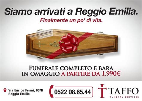 Onoranze Funebri Reggio Emilia Taffo Funeral Services