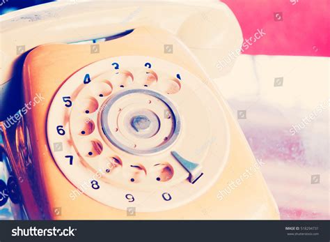 Vintage Telephone Rotary Dial Mechanism Stock Photo 518294731 ...