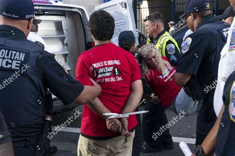 Climate Activists Arrested After Trying Get Editorial Stock Photo ...