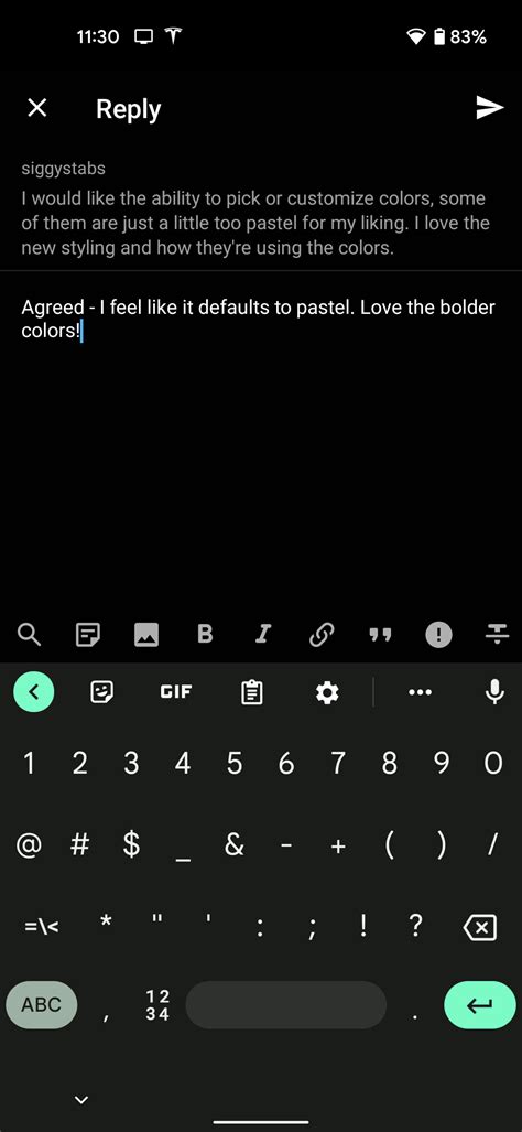 Gboard New Dynamic Color Is Amazing And Look And Feel Better R