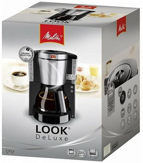 Купить Кофеварка Melitta Look DeLuxe, черный | Мелеон