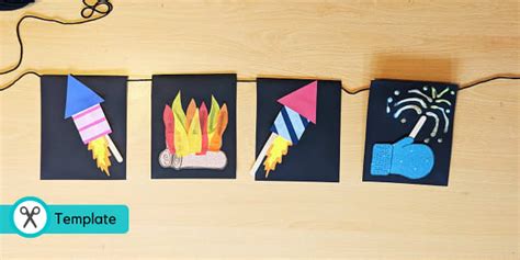 Bonfire Night Bunting | Bonfire Night Decorations Craft