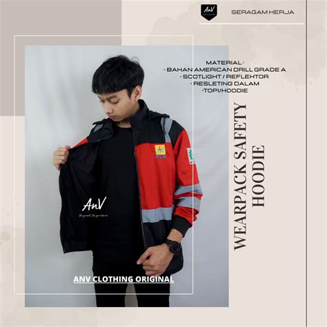 Wearpack Safety Hijau Jaket Proyek Elegan Seragam Baju K Kerja Custom