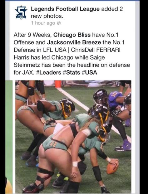 Naked Saige Steinmetz In Lingerie Football League