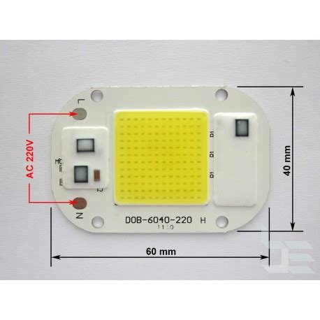 Cob Led Module W Cool White With V Integrated Driver Dob