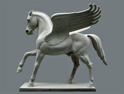 Pegasus Gefl Geltes Pferd Skulpturenfundus