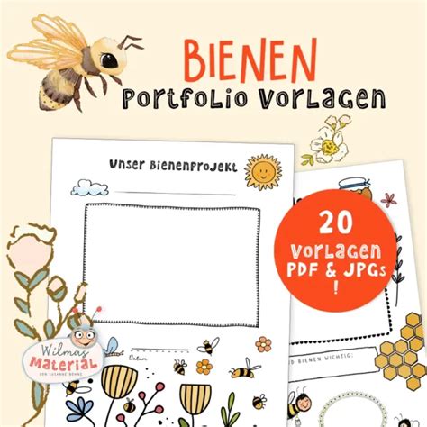 20 tolle Bienen Projekt Kita Portfolio Vorlagen für dich