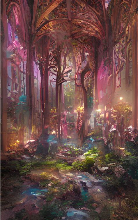 magic forest wallpaper | Fantasy forest, Fantasy landscape, Forest mural