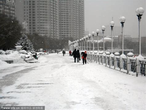 Ne China S Jilin Witnesses Snowfall China Org Cn