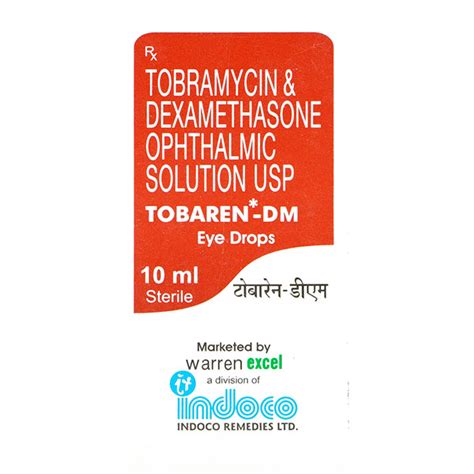 Tobaren Dm Eye Drops Ml Price Uses Side Effects Netmeds