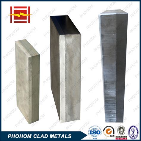 China Factory Aluminium Clad Stainless Steel Bimetallic Plate Explosion