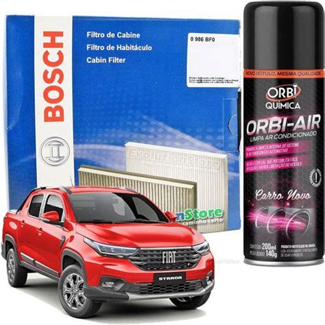 Filtro De Cabine Ar Condicionado Bosch Nova Fiat Strada Spray