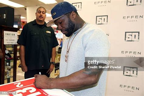 Cent Effen Vodka Bottle Signing Photos And Premium High Res Pictures