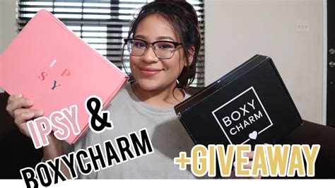 Ipsy Glam Bag Plus VS Boxycharm March 2020 GIVEAWAY CLOSED YouTube