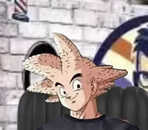 Goku with the death stare before the Kid Buu fight : r/dbz