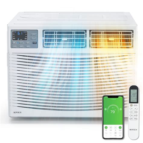 ROVSUN 8000 BTU Smart AC & Heater Combo, Programmable, Alexa/Google ...