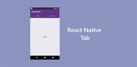 React Native Top Tab Example Using Latest React Navigation V