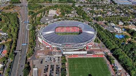 Bay Arena Football Stadium in Leverkusen Germany Editorial Photo ...