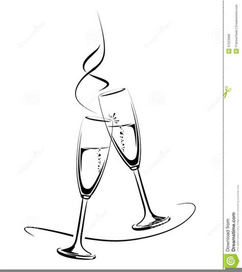 Free Clipart Champagne Flutes Free Images At Clker Vector Clip