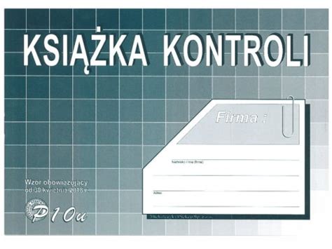 Książka kontroli Mipro A5 P10u Biurowi pl