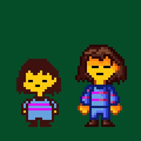 Last Night I Made This Little Frisk Sprite In My Style Maybe I Should