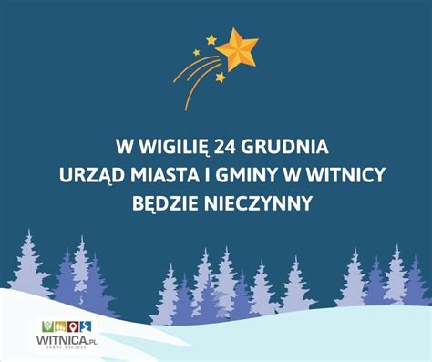 KOMUNIKAT Miasto I Gmina Witnica