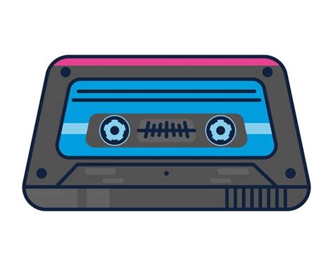 Free Vector Nineties Pop Art Style Cassette