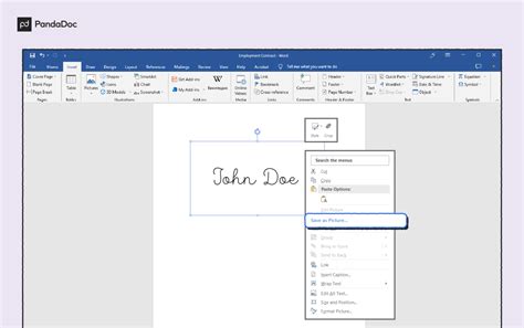 How To Make A Signature Line In Word Document Printable Online