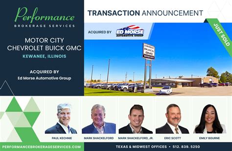 Motor City Chevrolet Buick Gma In Sports In Kewanee Illinois Acquired