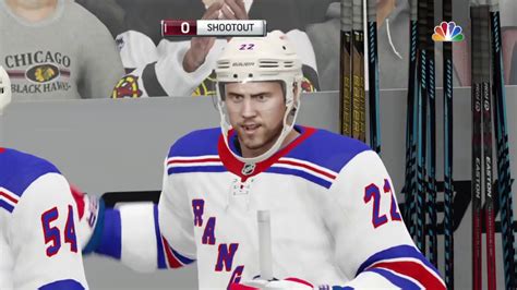 Nhl 19 New York Rangers Vs Chicago Blackhawks Shootout Youtube