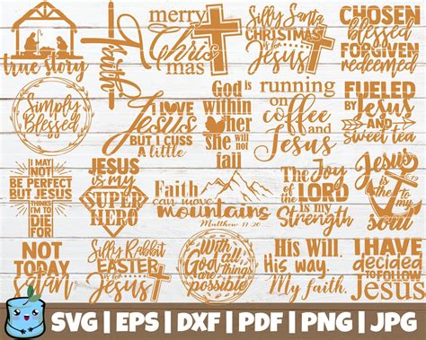 Blessed SVG Bundle SVG Cut Files Instant Download Commercial Use ...