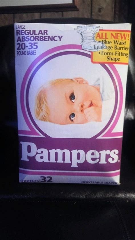 Weirdorama 101 1980s Pampers Disposable Diapers Are Valuable Doyouremember