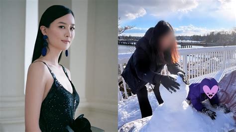 41歲陳法拉素顏展現真實狀態 陪3歲愛女砌雪人網民激讚一舉動可愛