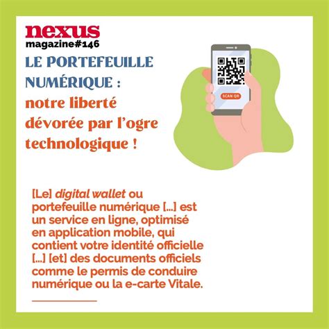 Magazine Nexus on Twitter LE PORTEFEUILLE NUMÉRIQUE NOTRE LIBERTÉ