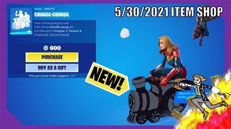 NEW Chugga Chugga Traversal Train Emote Fortnite Item Shop 30 5