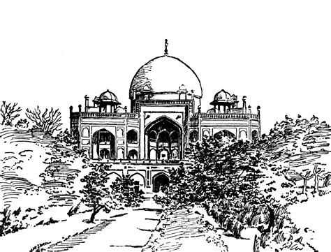 Tomb Of Sultan Humayun Clipart Etc