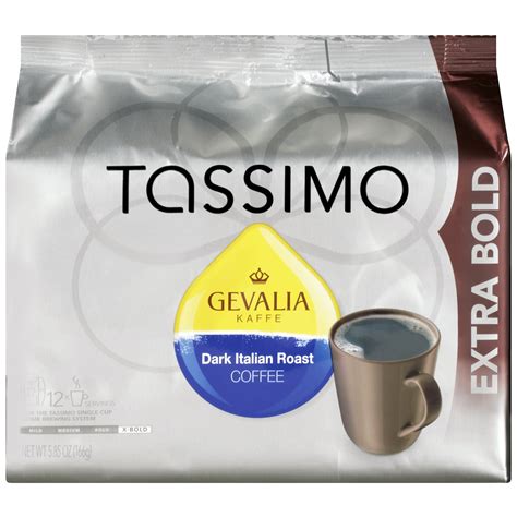 Tassimo Gevalia Dark Italian Roast Extra Bold Roast Coffee T Discs For