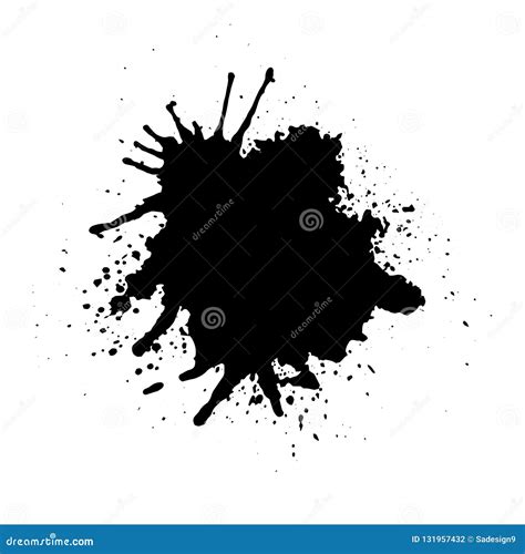 Splatter Paint Splotches Cartoon Vector 6322333