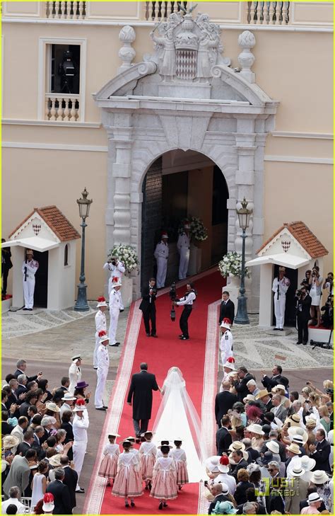 Prince Albert Princess Charlene Monaco Royal Wedding Photo