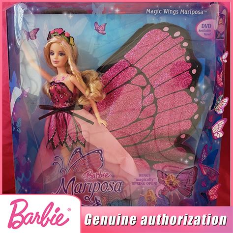 Mattel 2007 Barbie Mariposa Magic Wings Mariposa Doll Butterfly Fairy