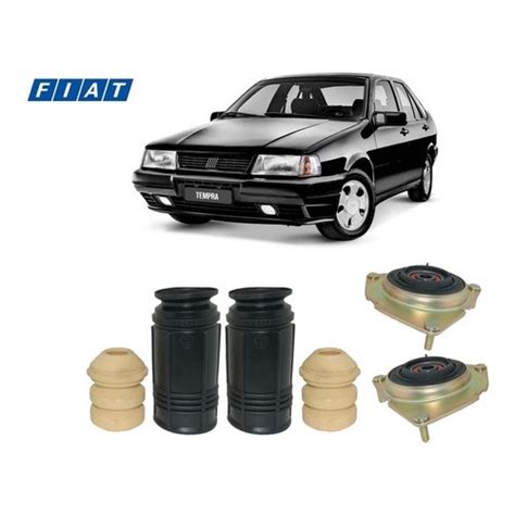 2 Kit Coxim Batente Amortecedor Dianteiro Fiat Tempra 1994 1995 1996 No