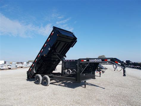 Dump 2021 Load Trail 83X16 Gooseneck Dump Trailer 14K GVWR Ramps