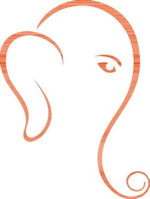 Lord Ganesha Outline Vector Art, Icons, and Graphics for Free Download