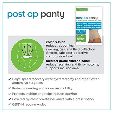 Post Op Panty For Hysterectomy Recovery Hysterectomy Hysterectomy Recovery Post Op